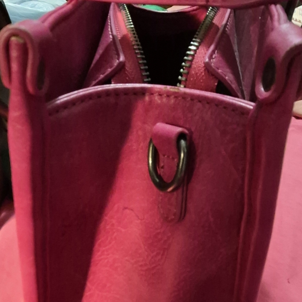 Trinity Ranch Pink Flower Pattern Leather Purse W… - image 6